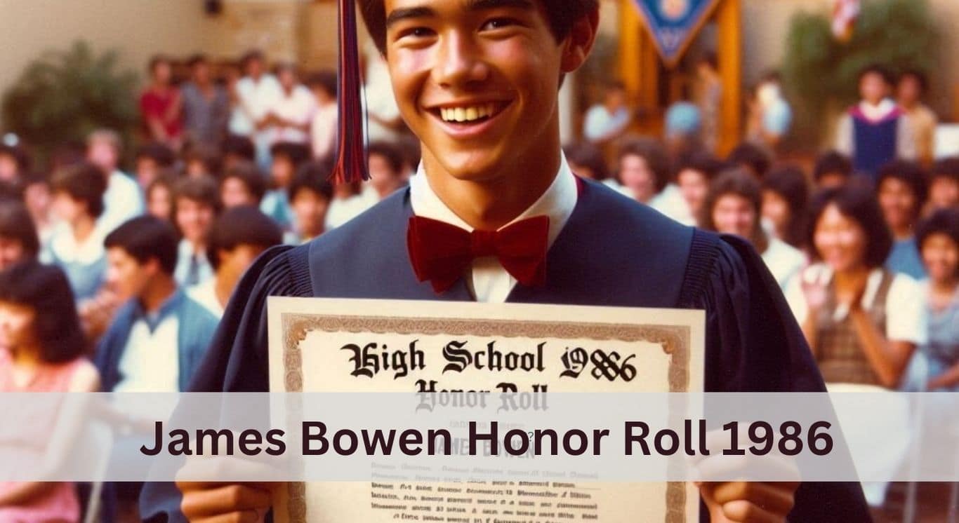 James Bowen Honor Roll 1986